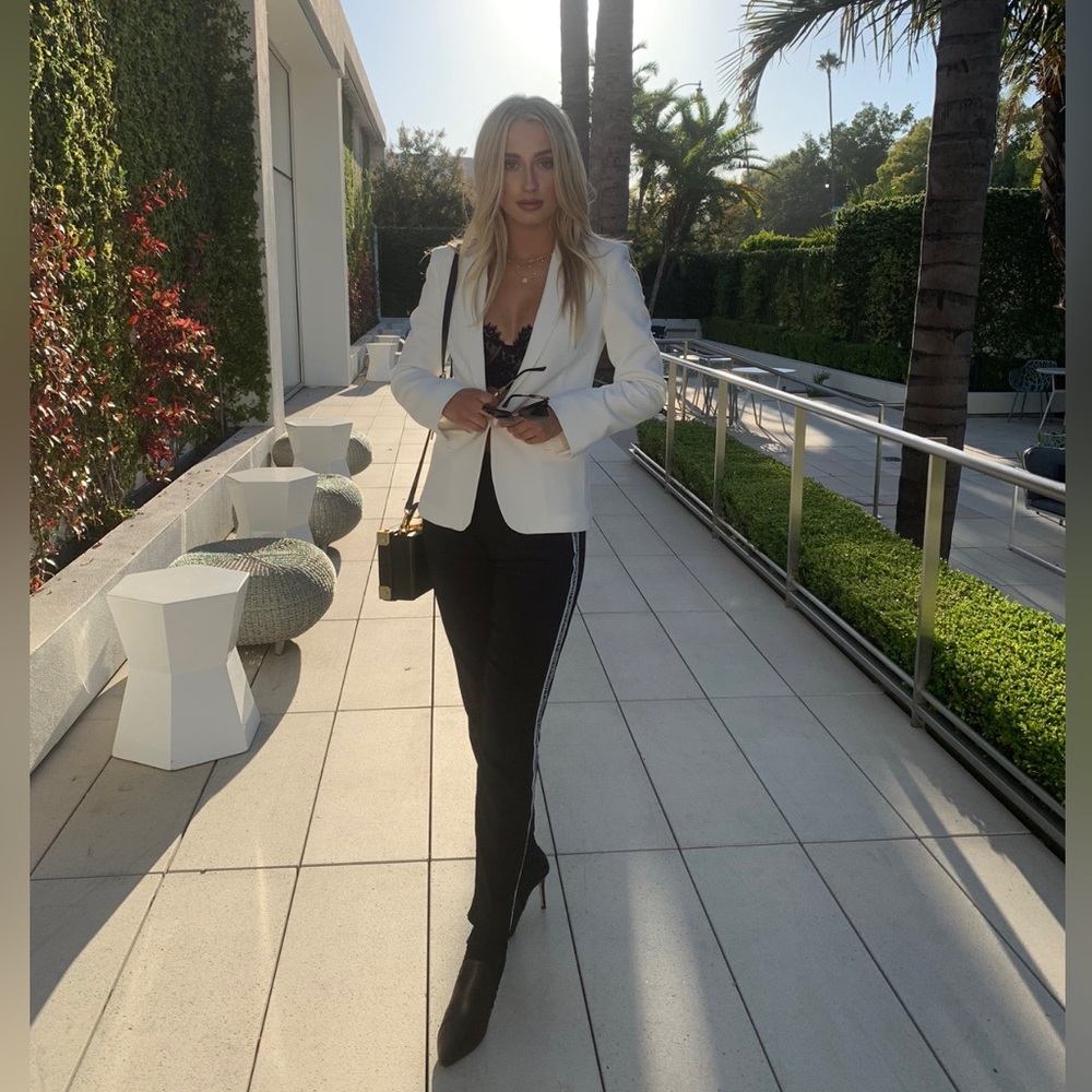 Zadig & Voltaire Paula Band Pants Black (Size 34/XS)